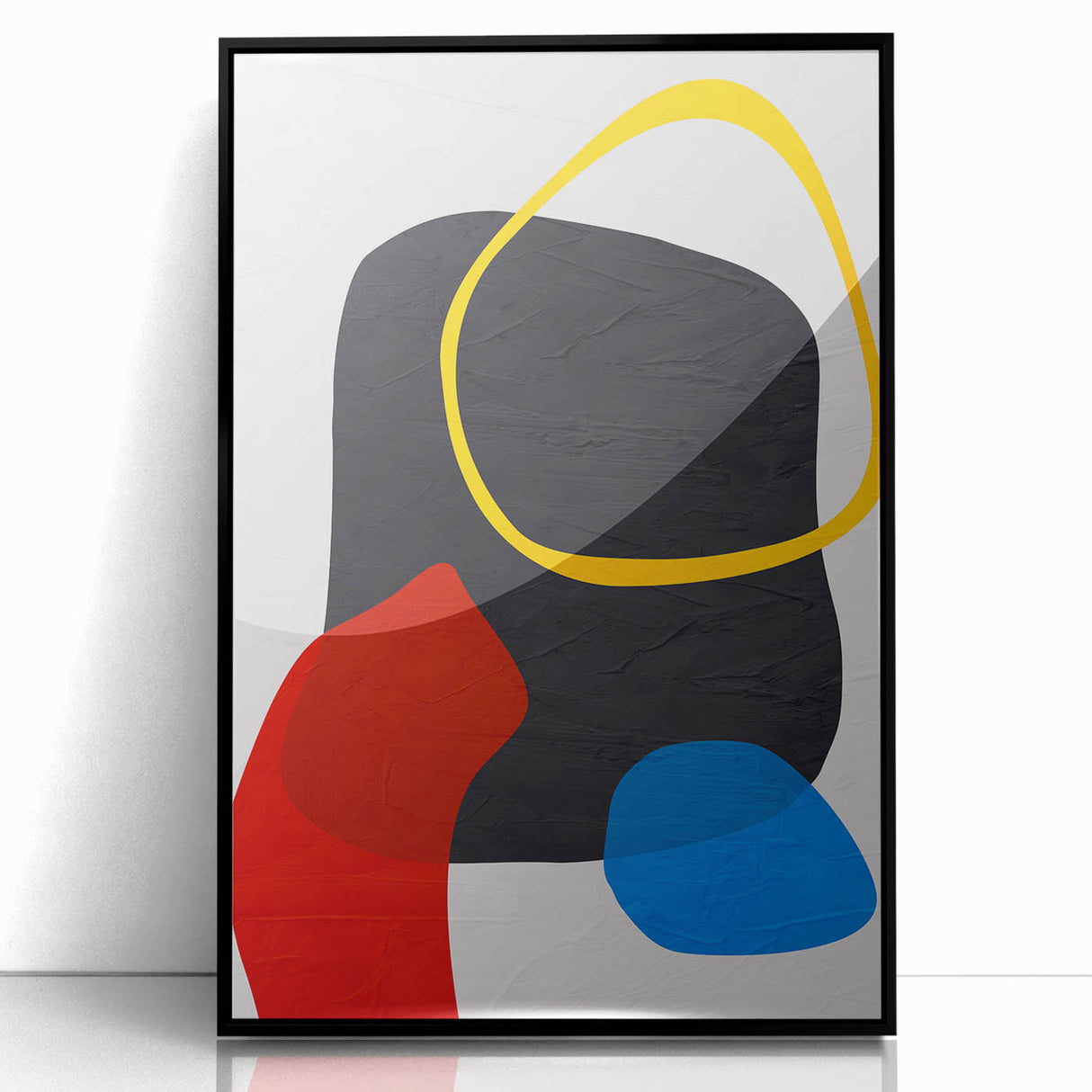 Modern Art Prints – Vibrant Geometric Abstract Canvas