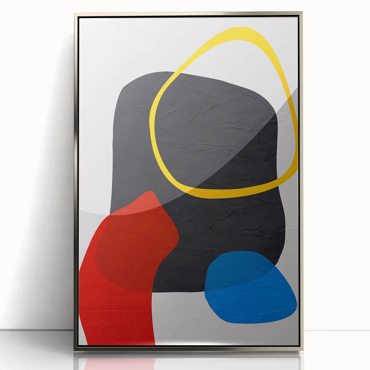Modern Art Prints – Vibrant Geometric Abstract Canvas