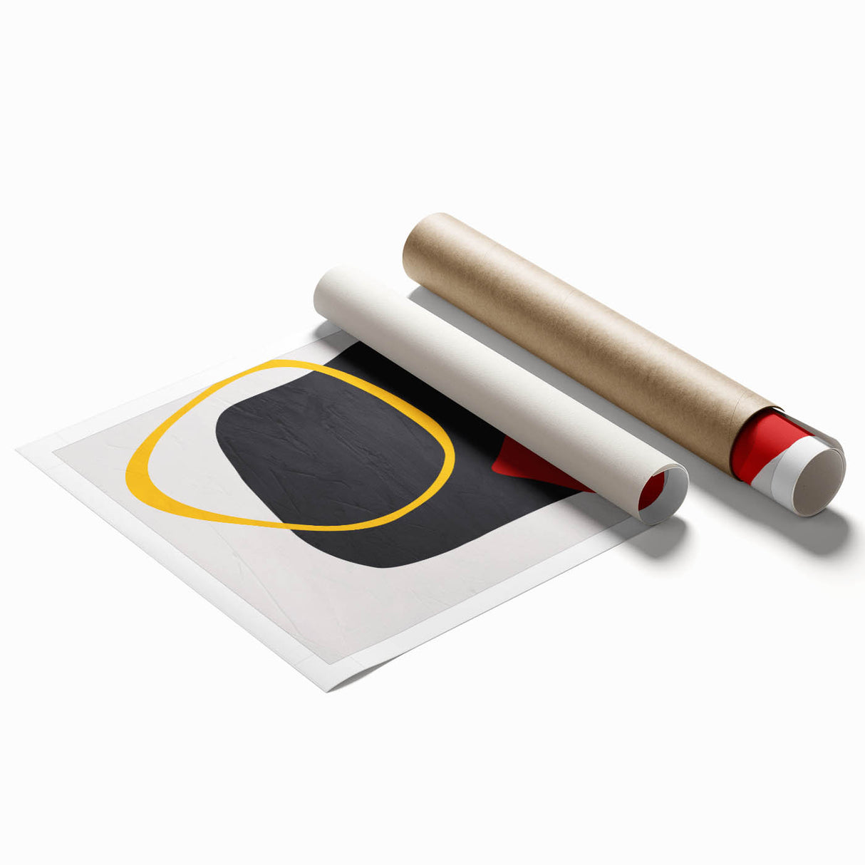 Modern Art Prints – Vibrant Geometric Abstract Canvas