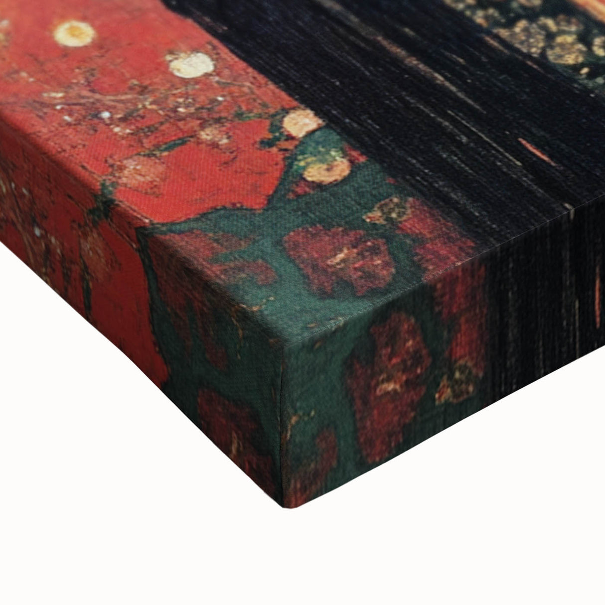 Romantic Abstract Figurative Wall Art – Golden Serenade