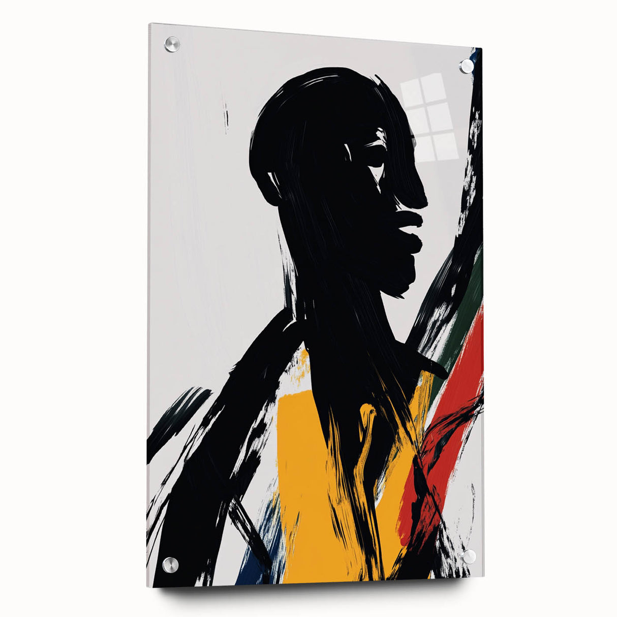 Bold Abstract Figurative Wall Art – Dynamic Human Form