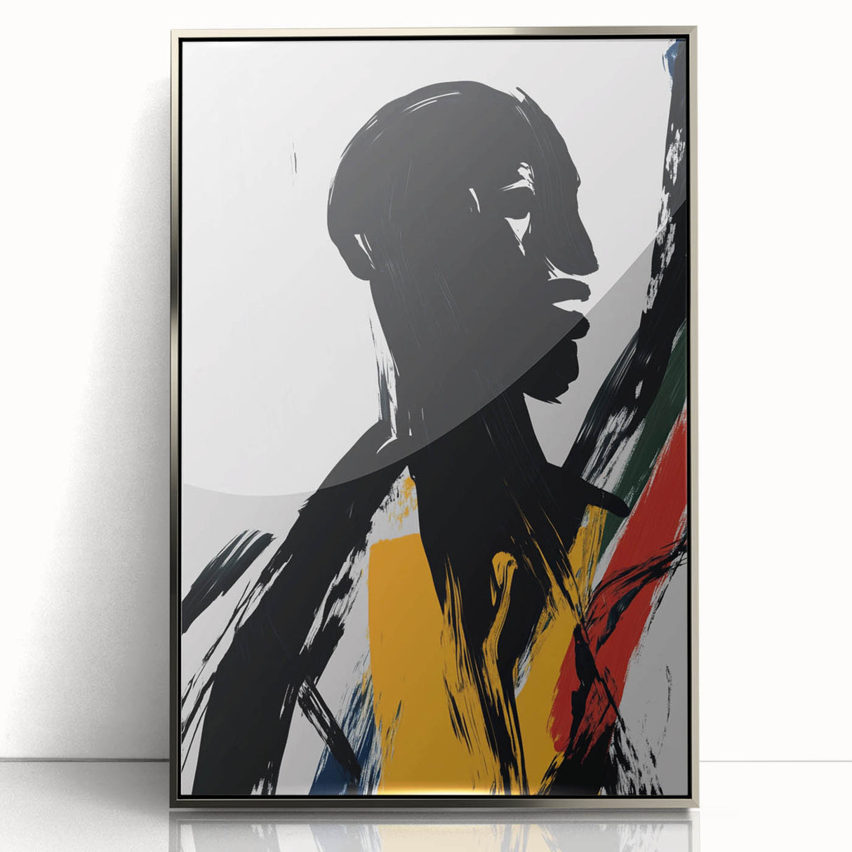 Bold Abstract Figurative Wall Art – Dynamic Human Form
