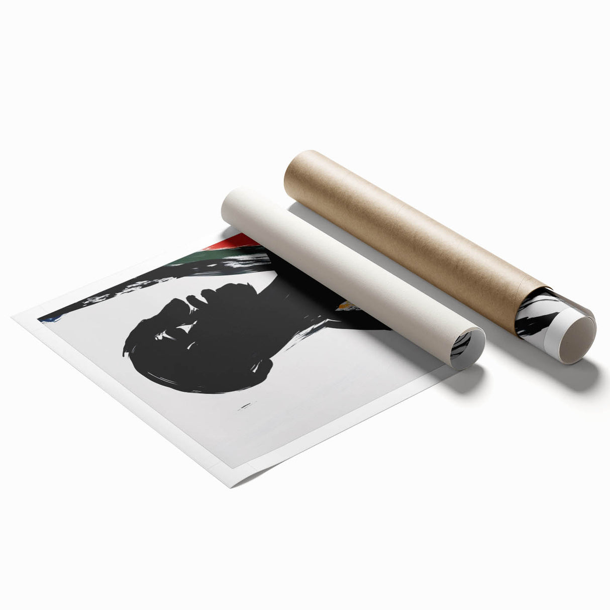 Bold Abstract Figurative Wall Art – Dynamic Human Form