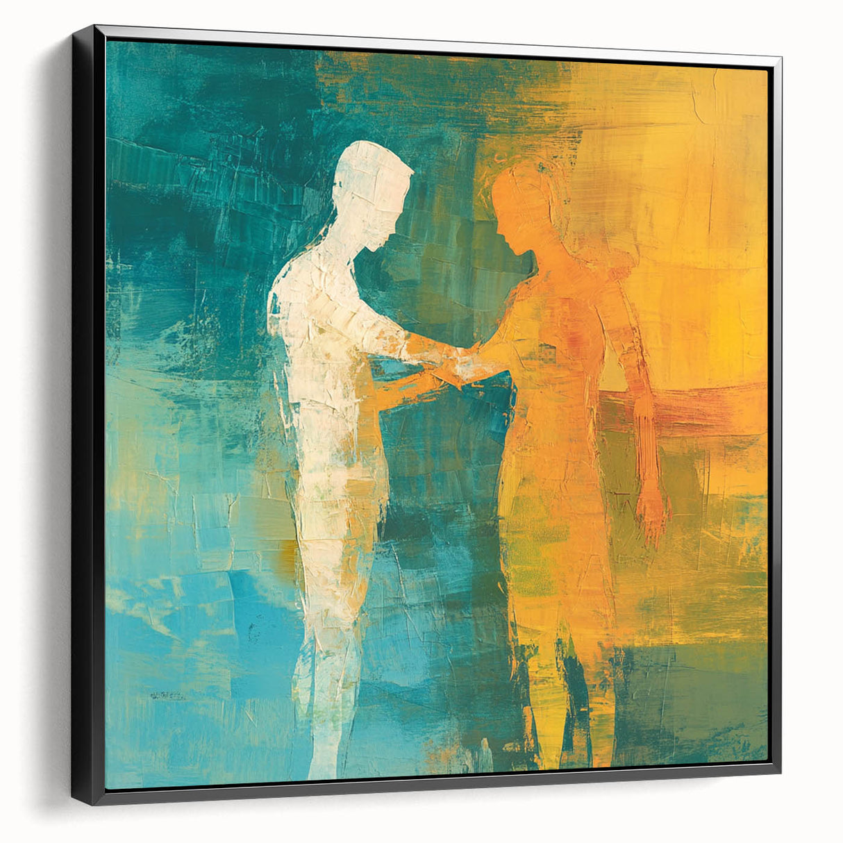 Abstract Figurative Wall Art – Harmonious Connection