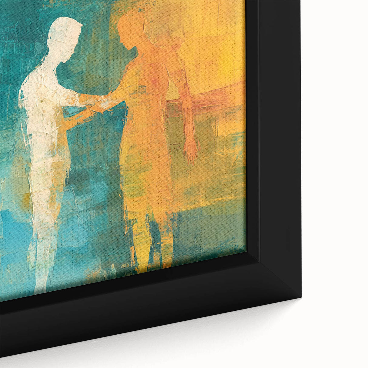 Abstract Figurative Wall Art – Harmonious Connection