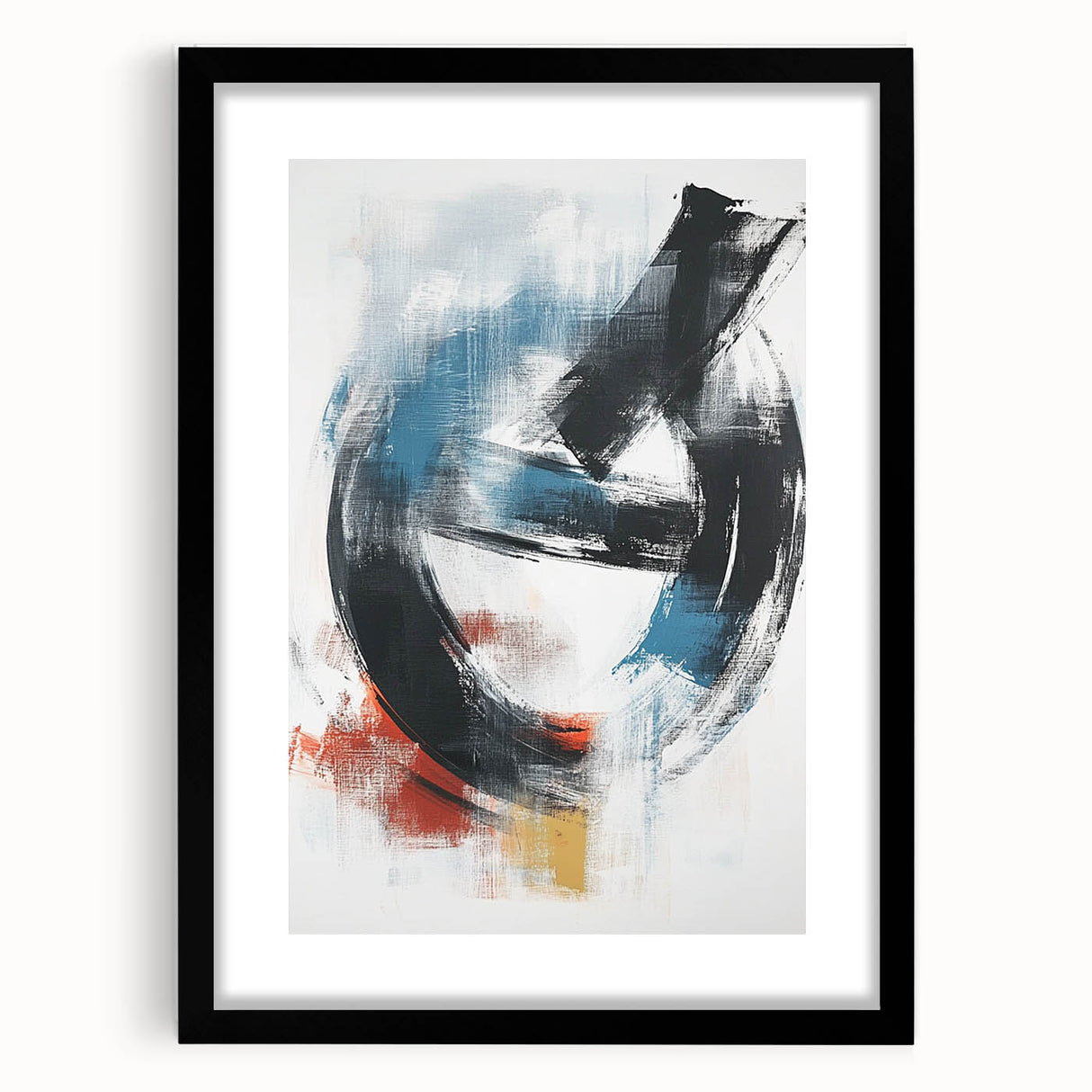 Minimalist Abstract Expressionist Wall Art – Modern Canvas Print