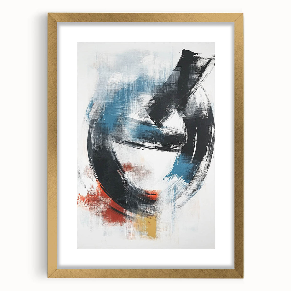 Minimalist Abstract Expressionist Wall Art – Modern Canvas Print