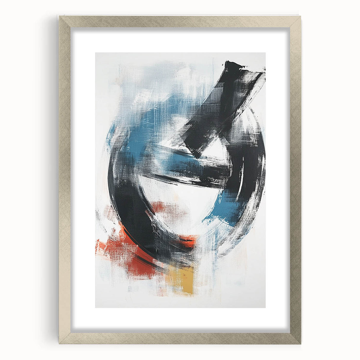Minimalist Abstract Expressionist Wall Art – Modern Canvas Print