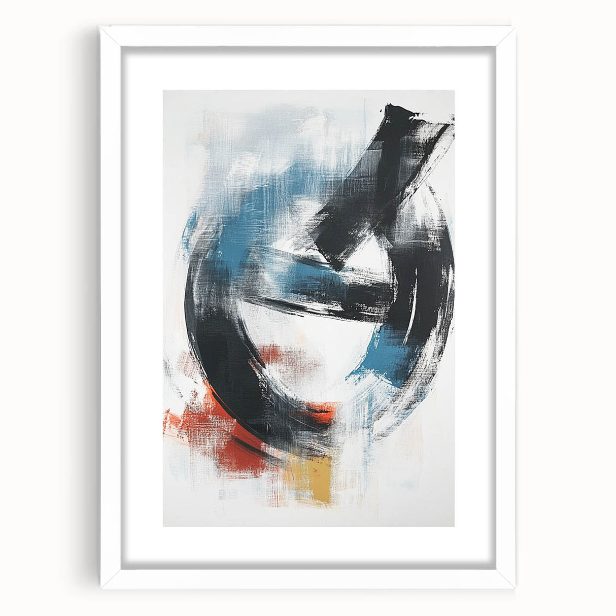 Minimalist Abstract Expressionist Wall Art – Modern Canvas Print