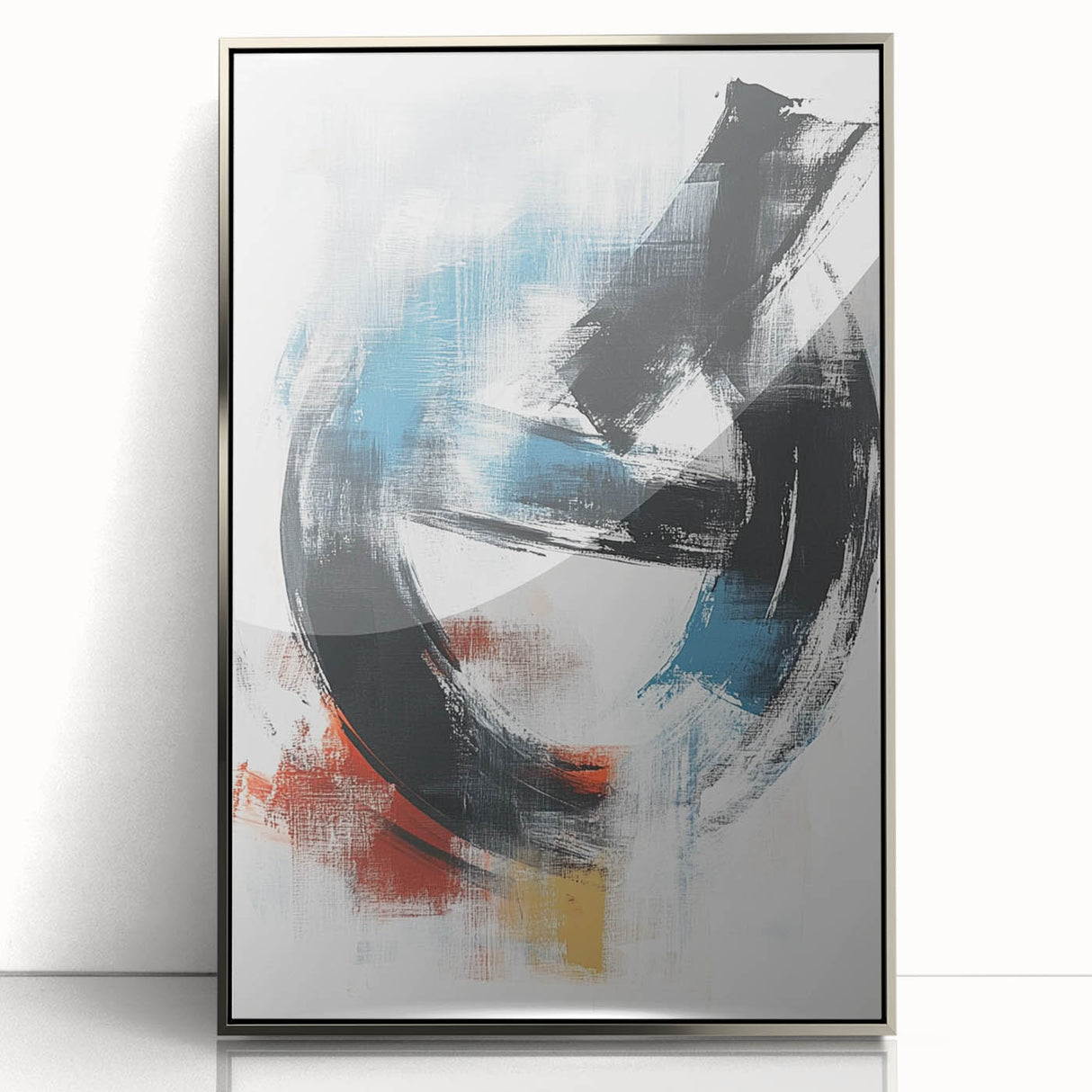 Minimalist Abstract Expressionist Wall Art – Modern Canvas Print
