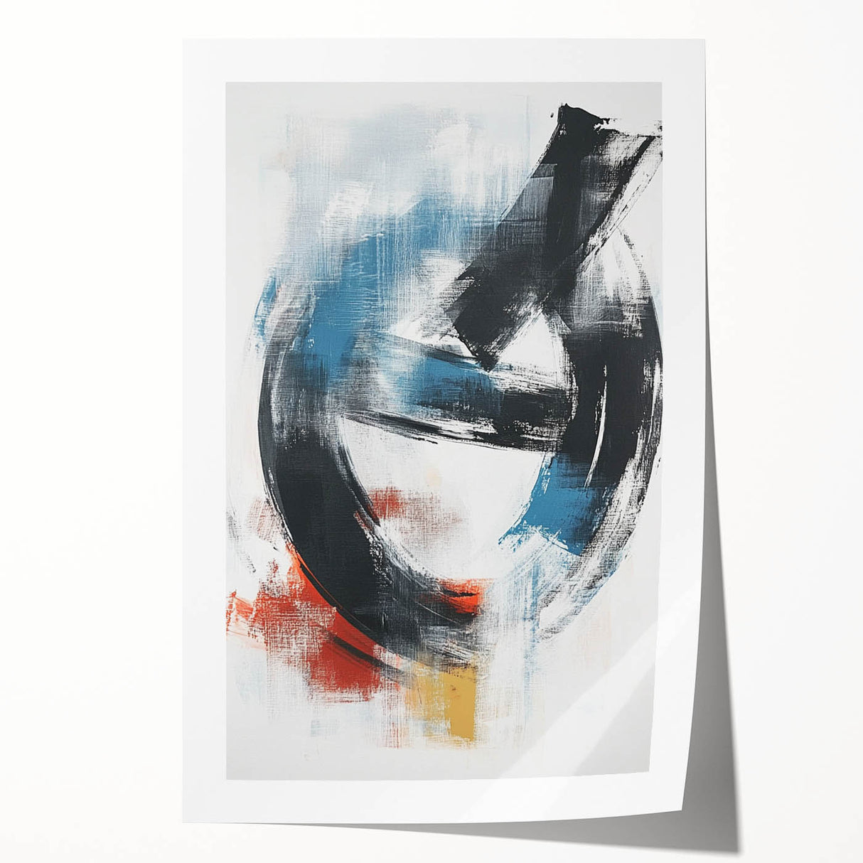Minimalist Abstract Expressionist Wall Art – Modern Canvas Print