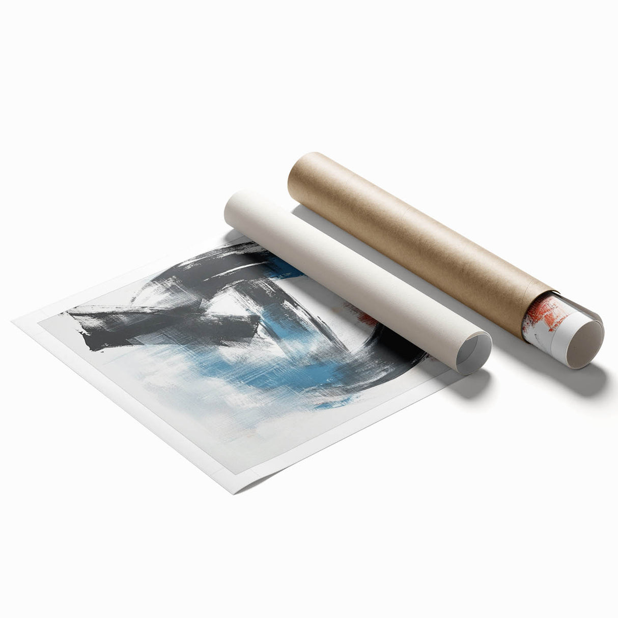 Minimalist Abstract Expressionist Wall Art – Modern Canvas Print