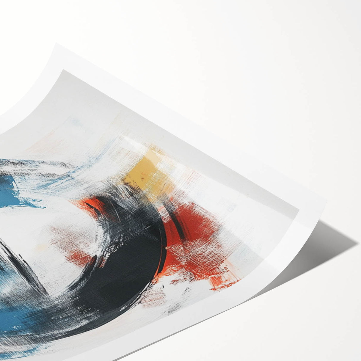 Minimalist Abstract Expressionist Wall Art – Modern Canvas Print