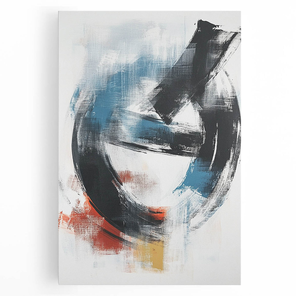 Minimalist Abstract Expressionist Wall Art – Modern Canvas Print