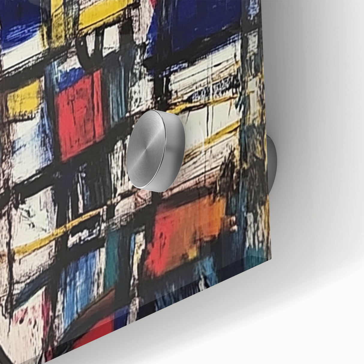 Geometric Abstract Expressionist Wall Art – Modern Canvas Print