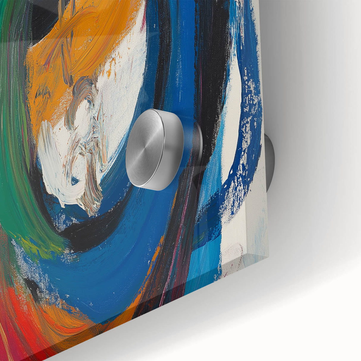 Vibrant Abstract Expressionist Wall Art – Bold Colorful Canvas