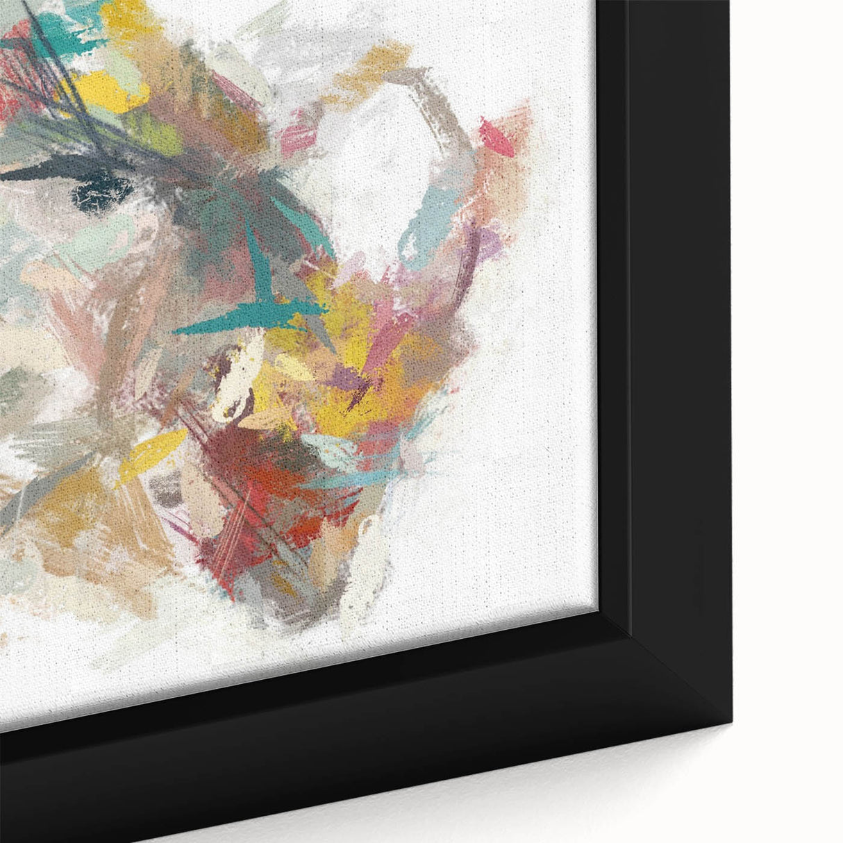 Expressive Woman's Portrait – Contemporary Abstract Art Piece