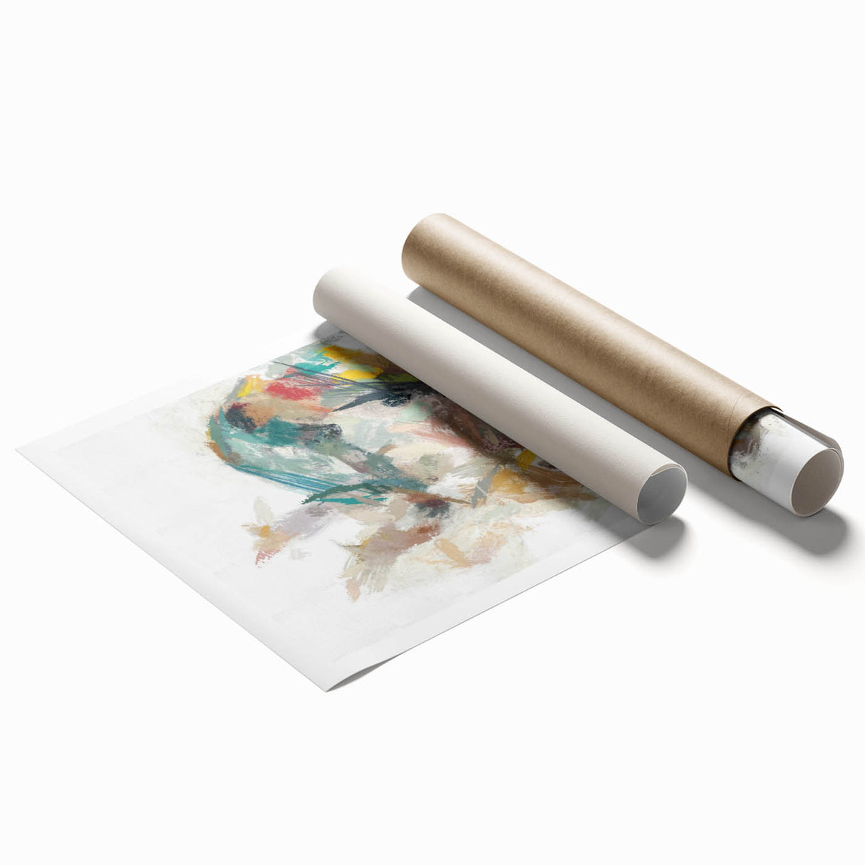 Expressive Woman's Portrait – Contemporary Abstract Art Piece