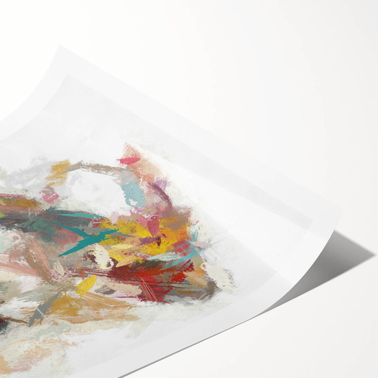 Expressive Woman's Portrait – Contemporary Abstract Art Piece