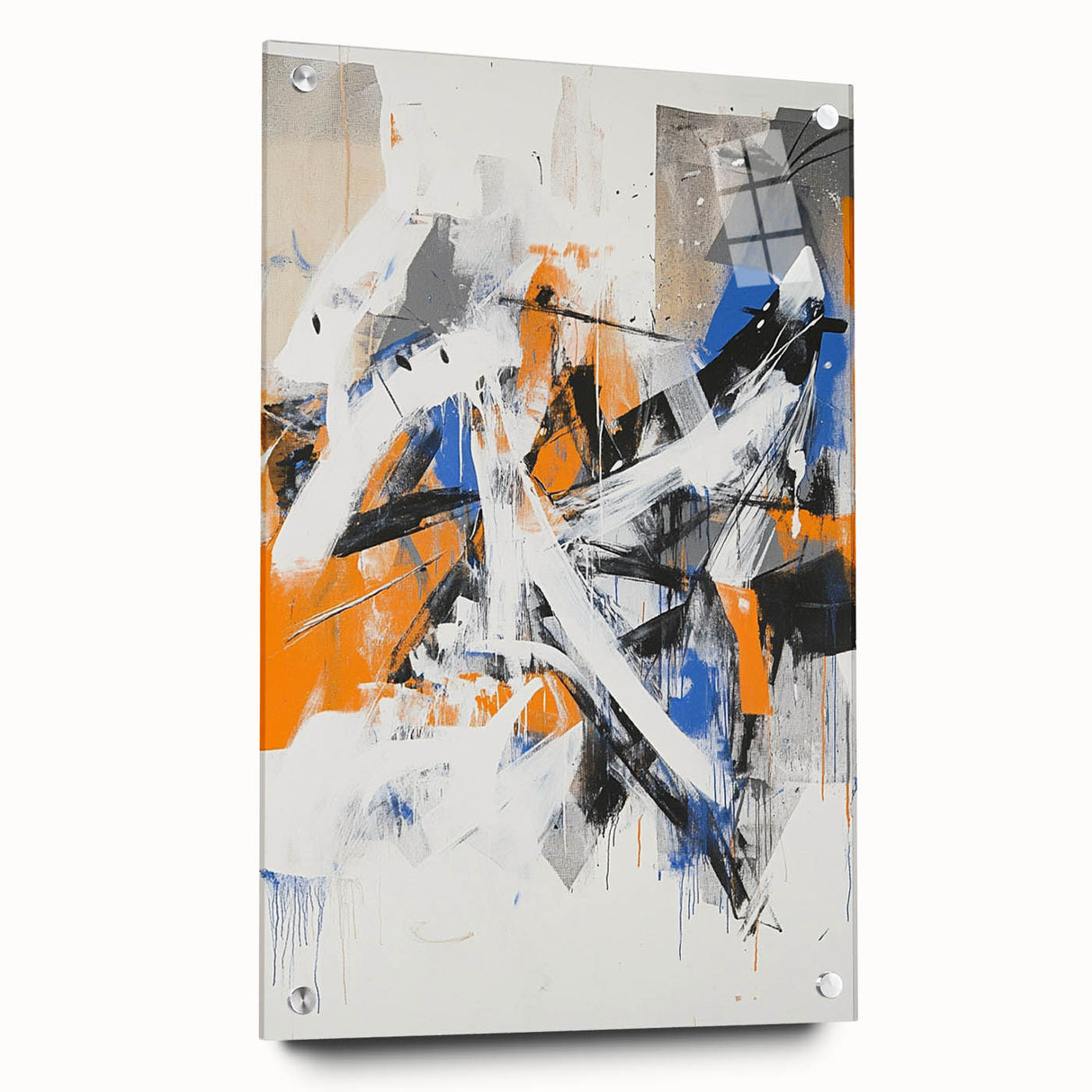 Edgy Abstract Expressionist Wall Art – Modern Dynamic Canvas