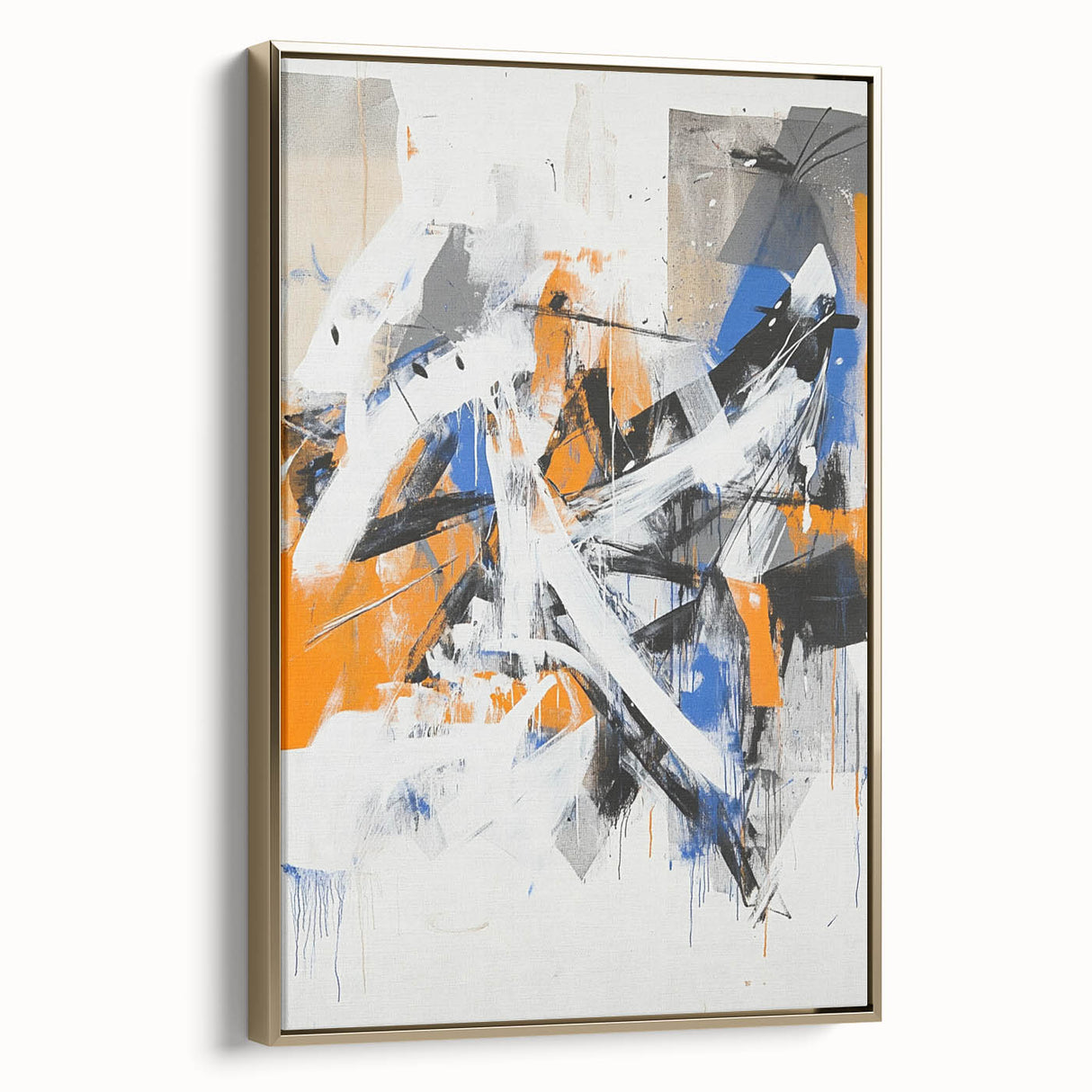 Edgy Abstract Expressionist Wall Art – Modern Dynamic Canvas