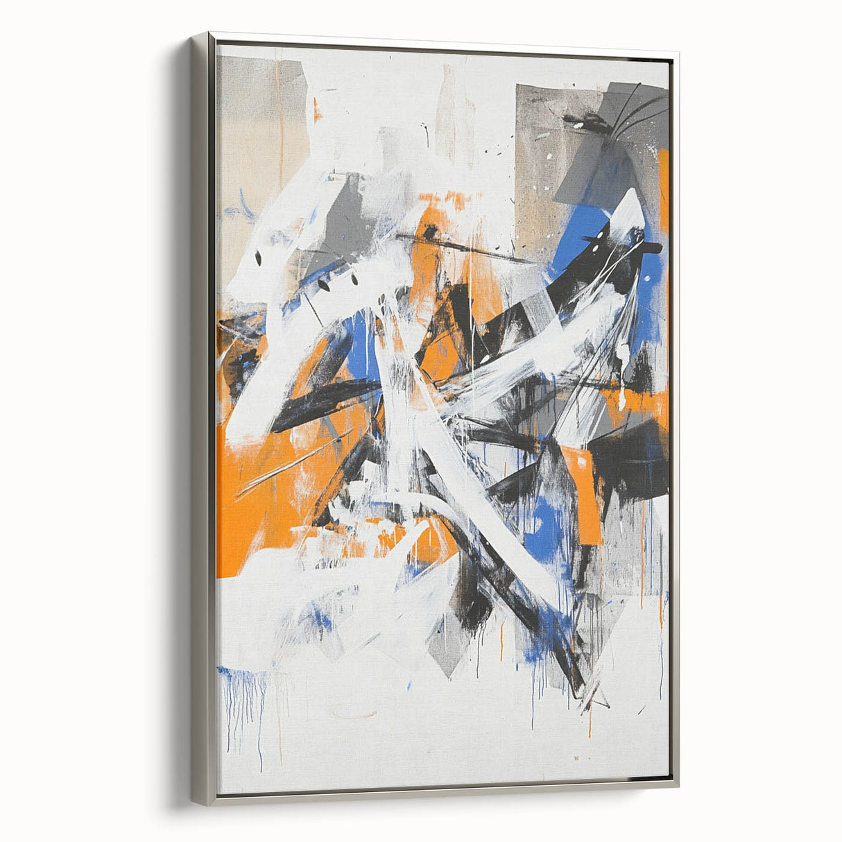 Edgy Abstract Expressionist Wall Art – Modern Dynamic Canvas