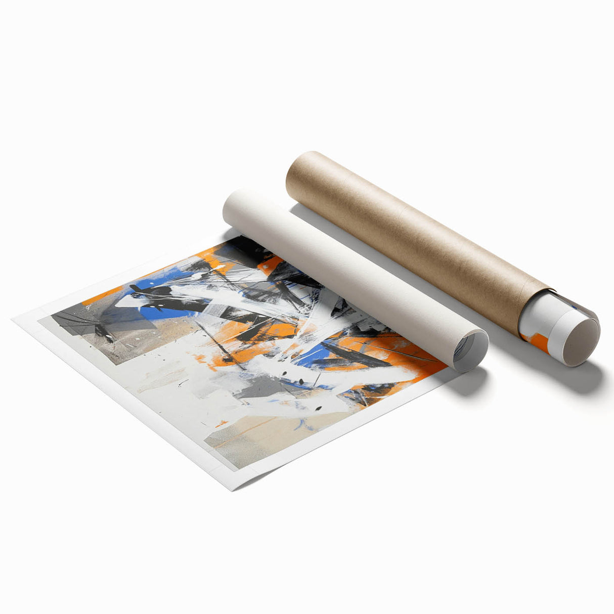 Edgy Abstract Expressionist Wall Art – Modern Dynamic Canvas