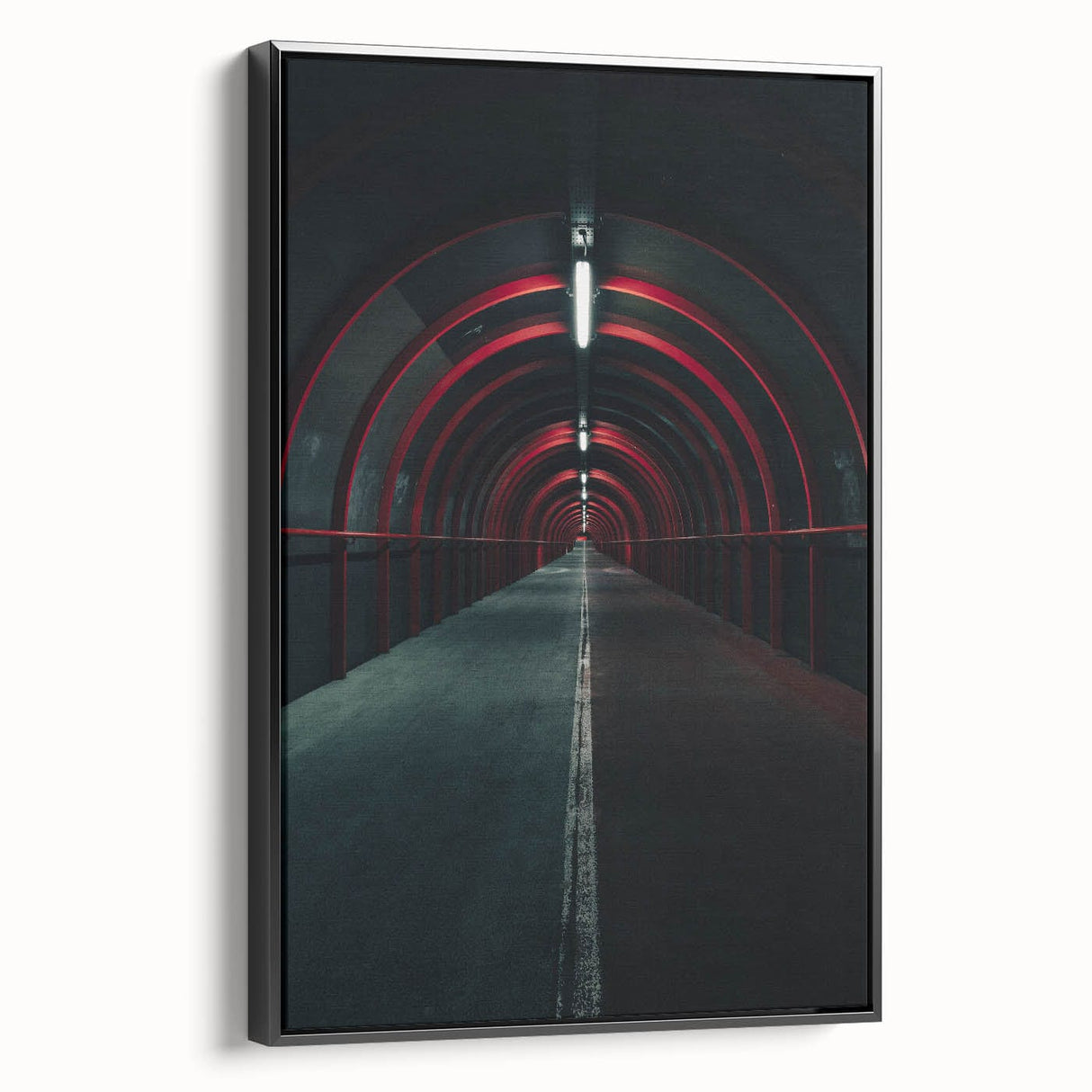 Urban Architectural Wall Art – Vibrant Cityscape Canvas Print