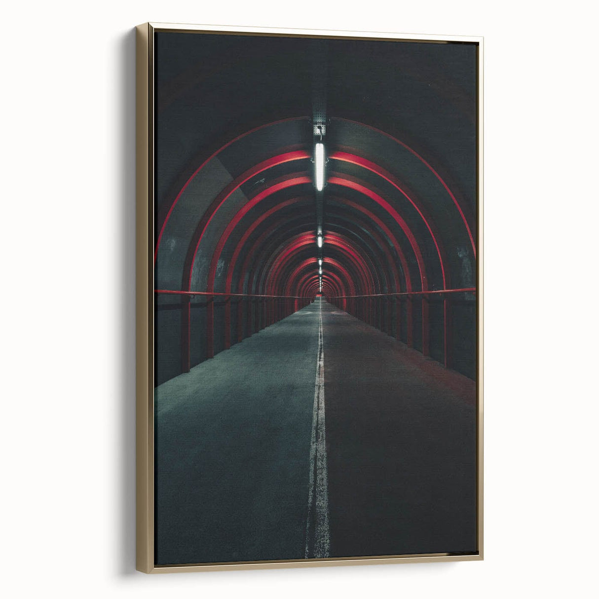 Urban Architectural Wall Art – Vibrant Cityscape Canvas Print