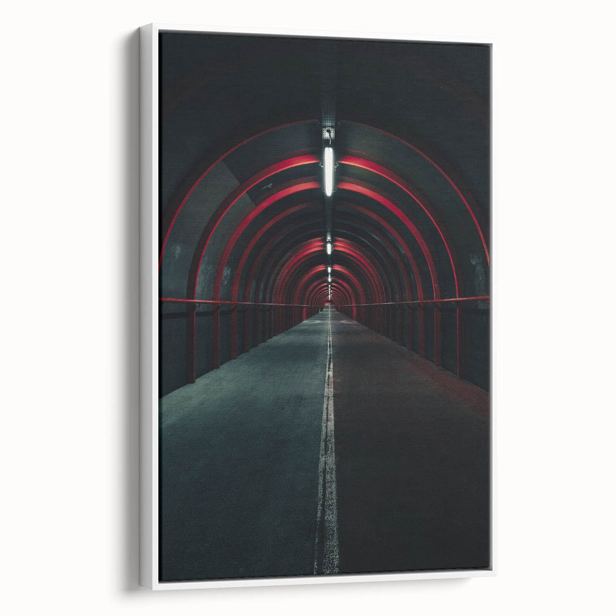 Urban Architectural Wall Art – Vibrant Cityscape Canvas Print