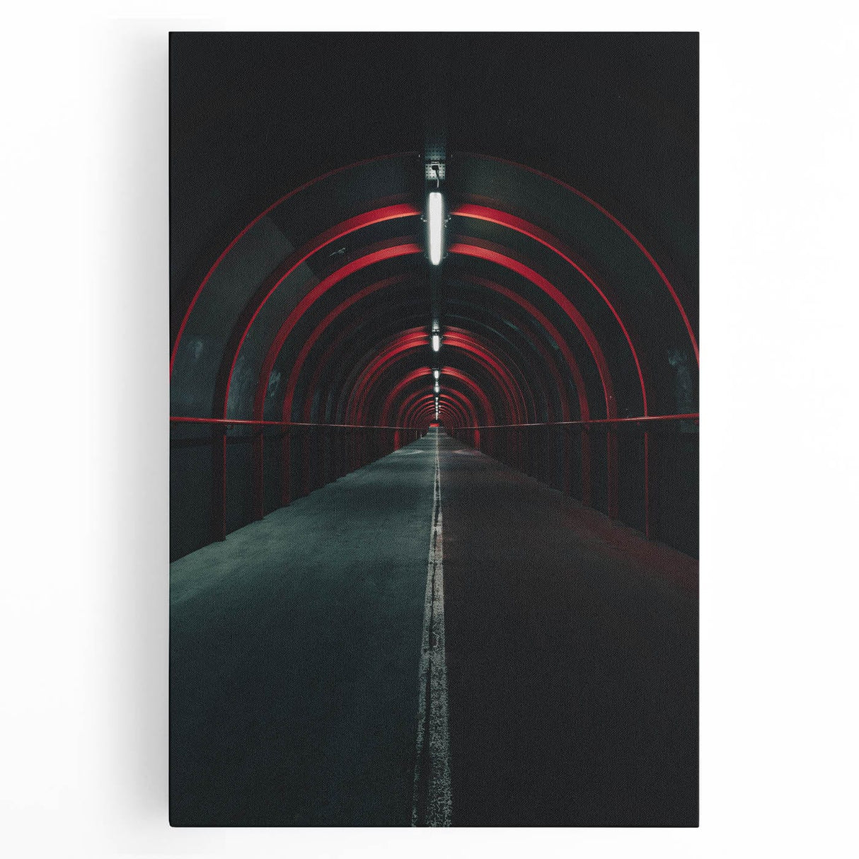 Urban Architectural Wall Art – Vibrant Cityscape Canvas Print