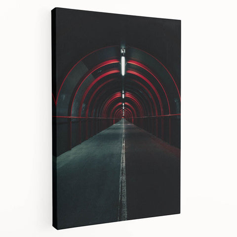 Urban Architectural Wall Art – Vibrant Cityscape Canvas Print