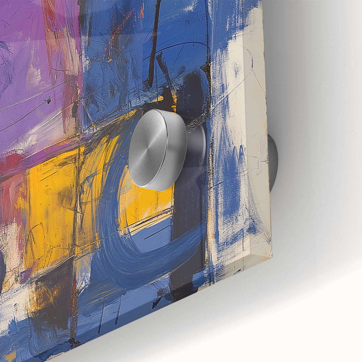 Modern Abstract Expressionist Wall Art – Bold Colorful Canvas