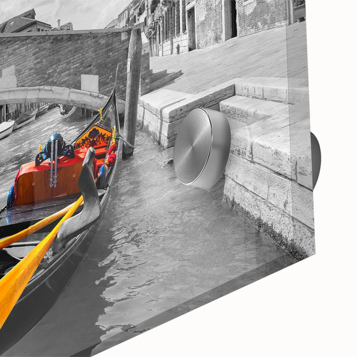 Cityscape Photography Prints – Vibrant Venice Gondola Wall Art