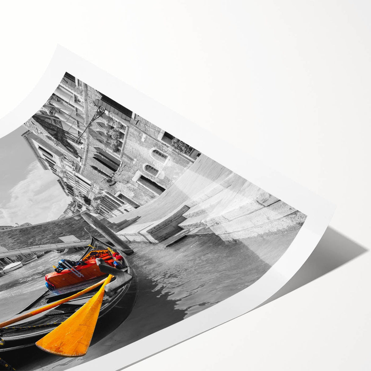 Cityscape Photography Prints – Vibrant Venice Gondola Wall Art