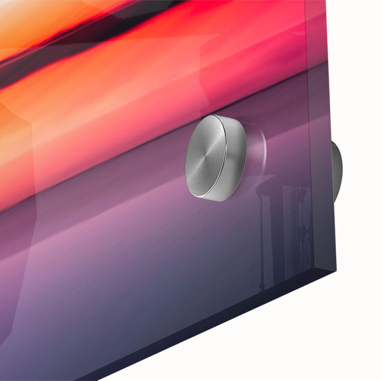 Minimalist Coastal Landscape Art – Blurred Sunset Over Water