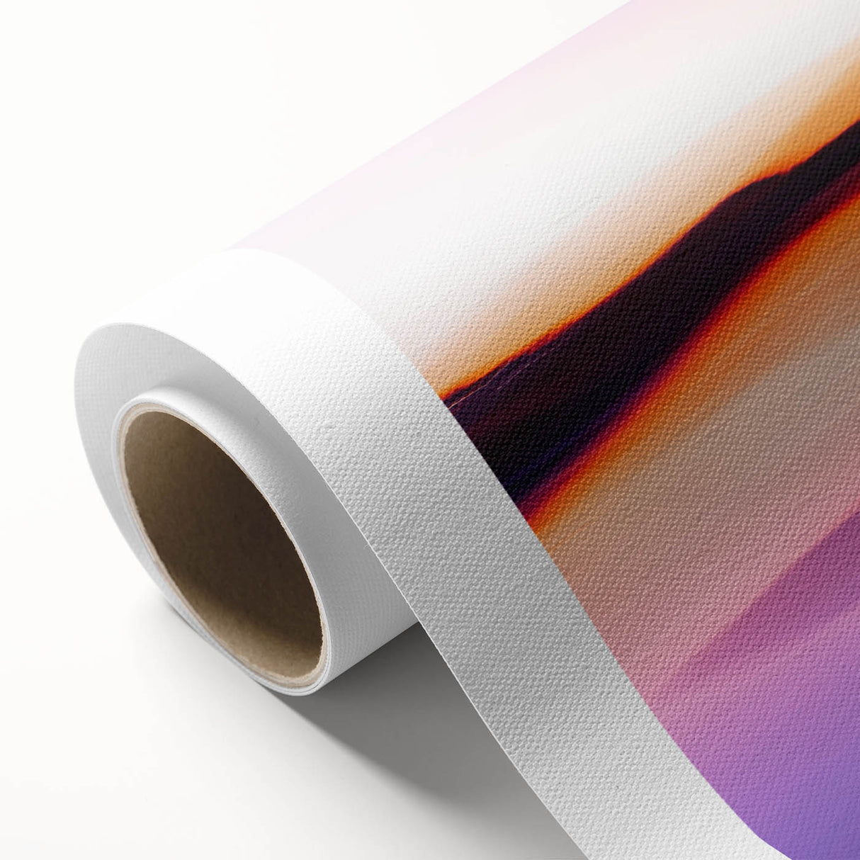 Minimalist Coastal Landscape Art – Blurred Sunset Over Water