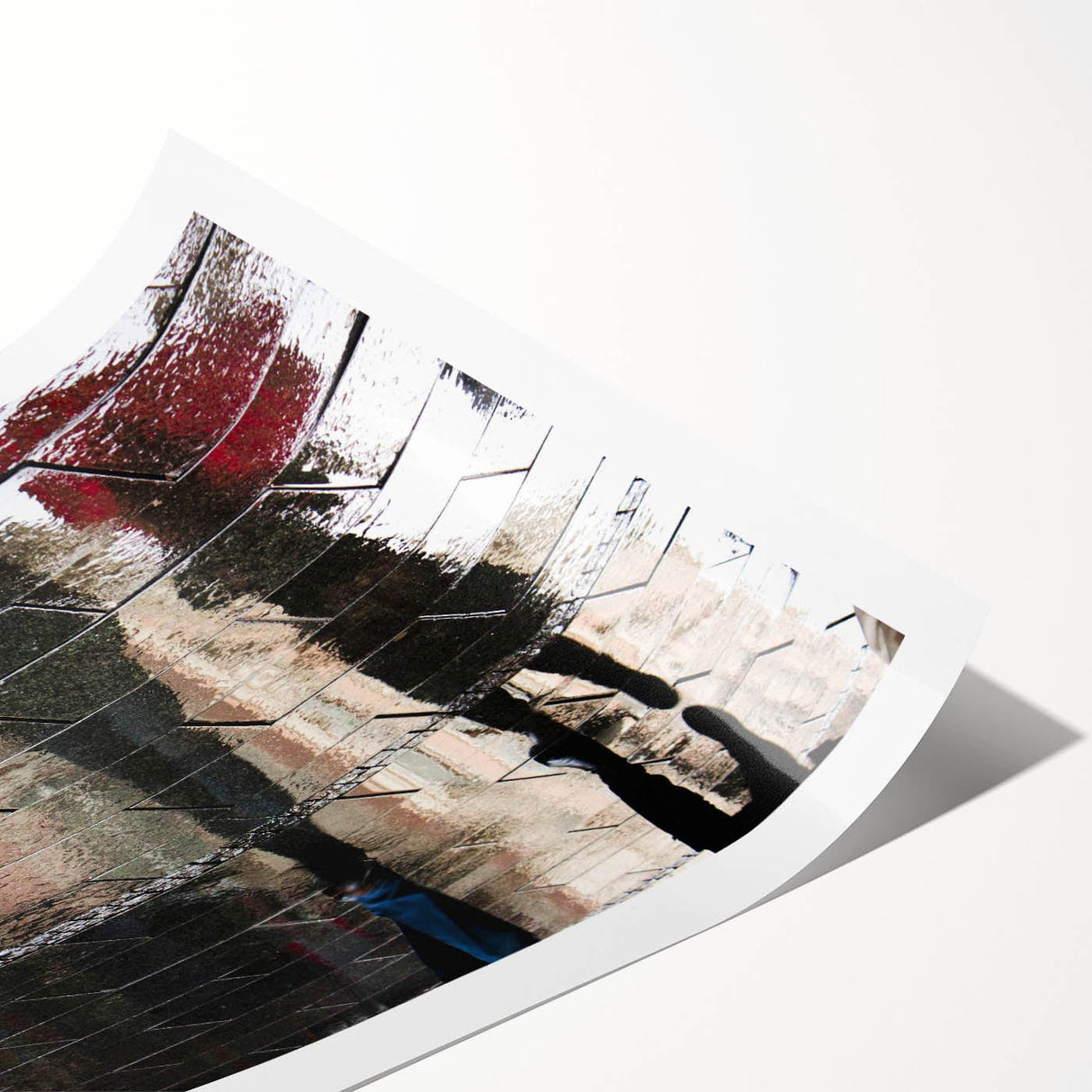 Vibrant Cityscape Canvas Prints – Rainy Reflection Urban Art