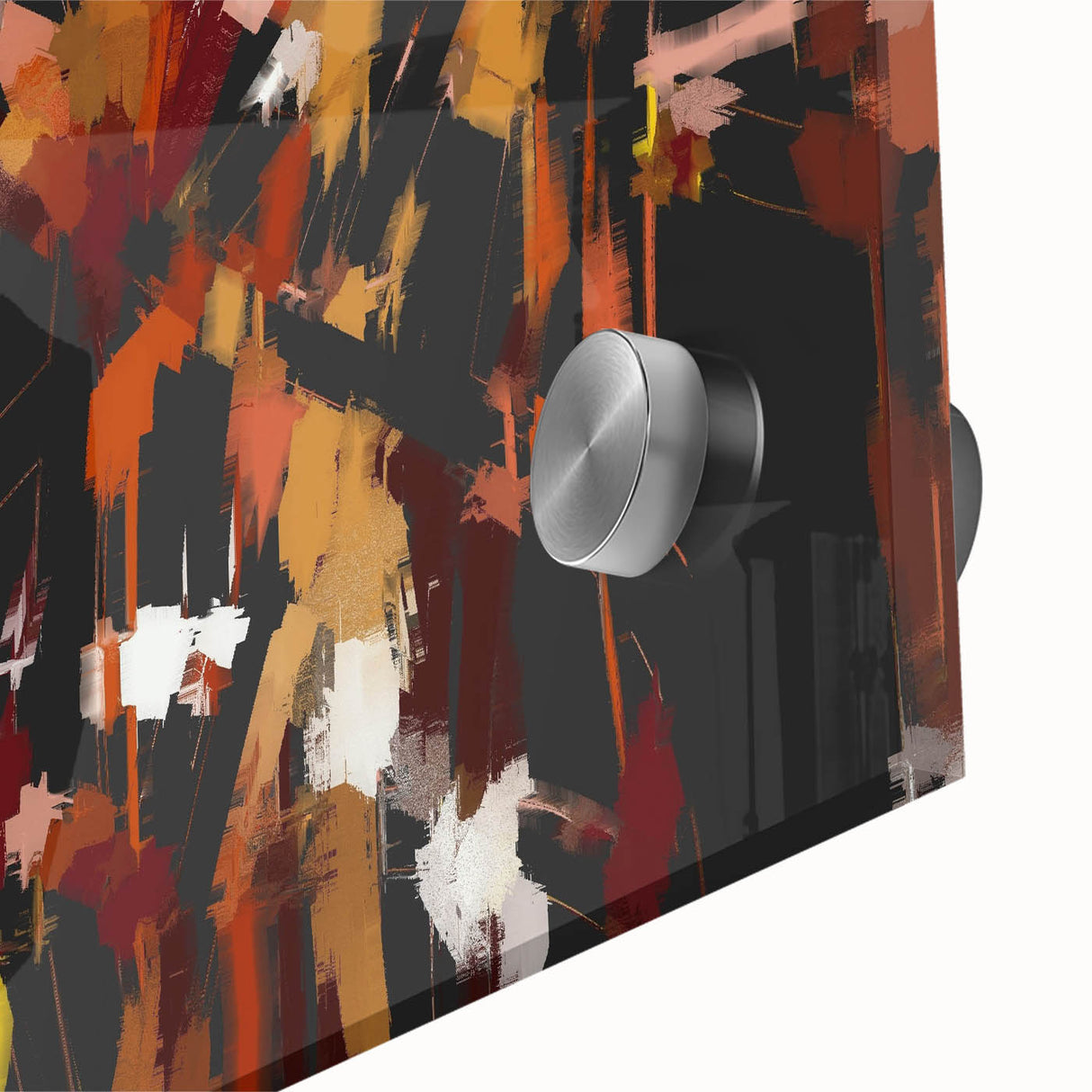Autumn Sparks Energy – Colorful Abstract Wall Hangings in Bold Tones