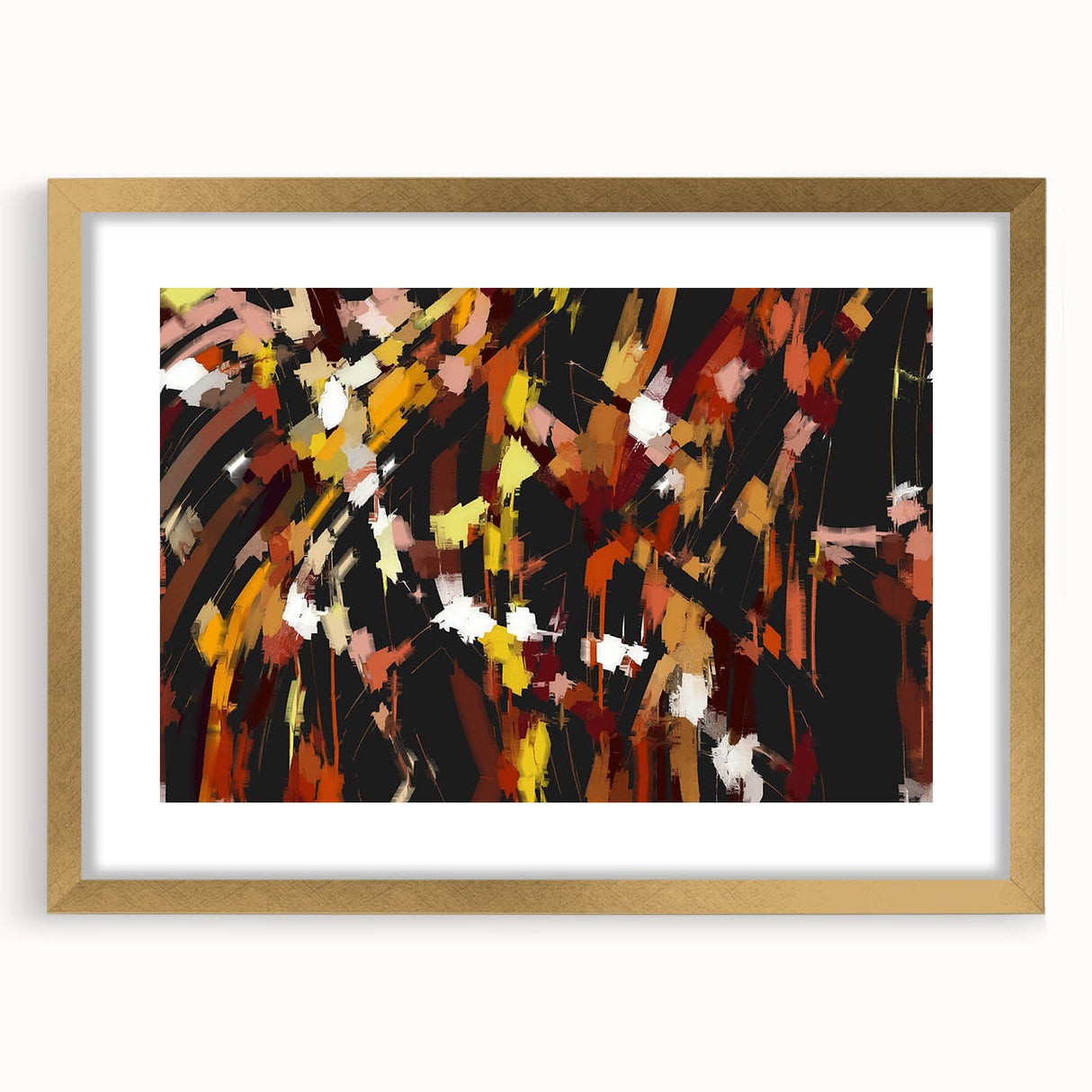 Autumn Sparks Energy – Colorful Abstract Wall Hangings in Bold Tones