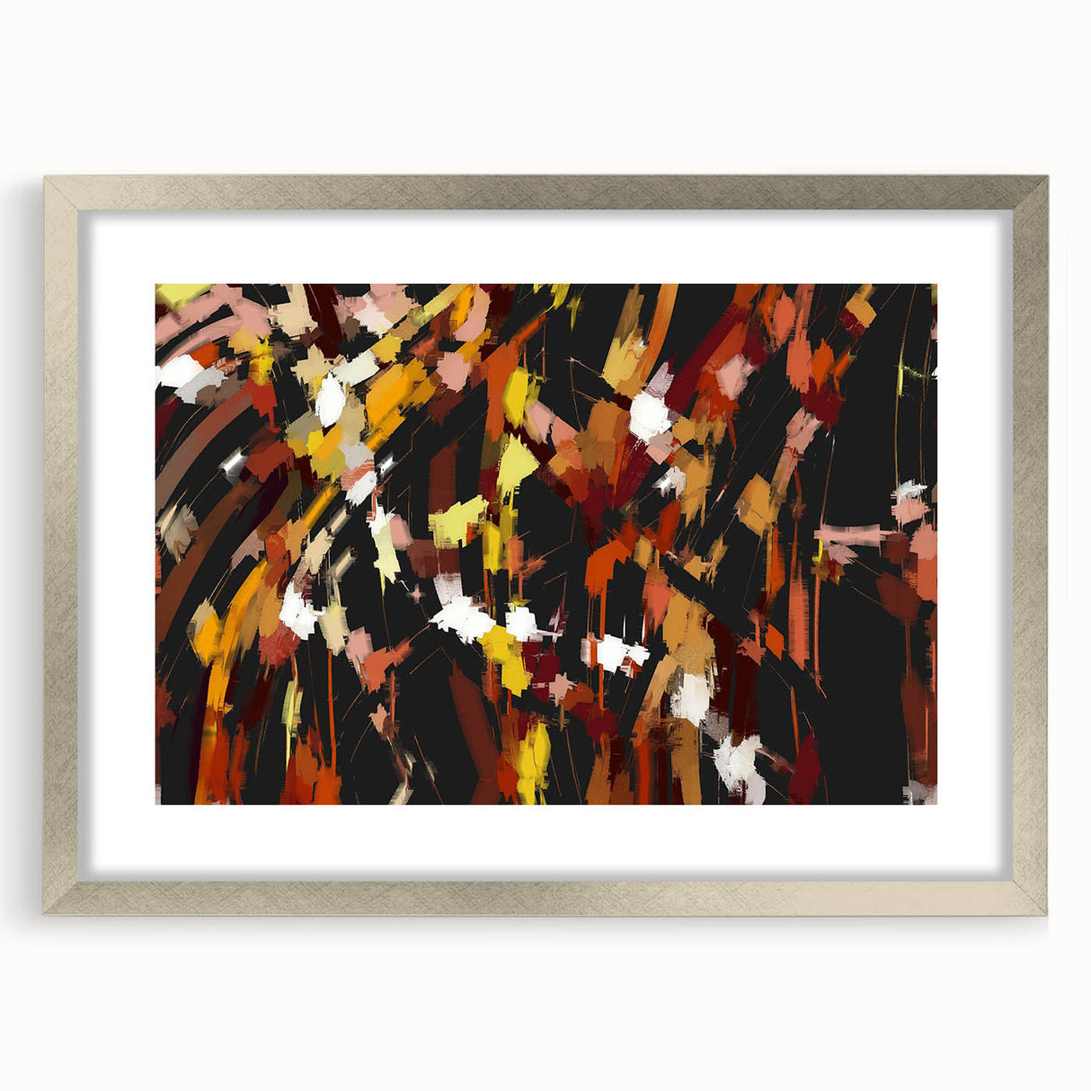 Autumn Sparks Energy – Colorful Abstract Wall Hangings in Bold Tones