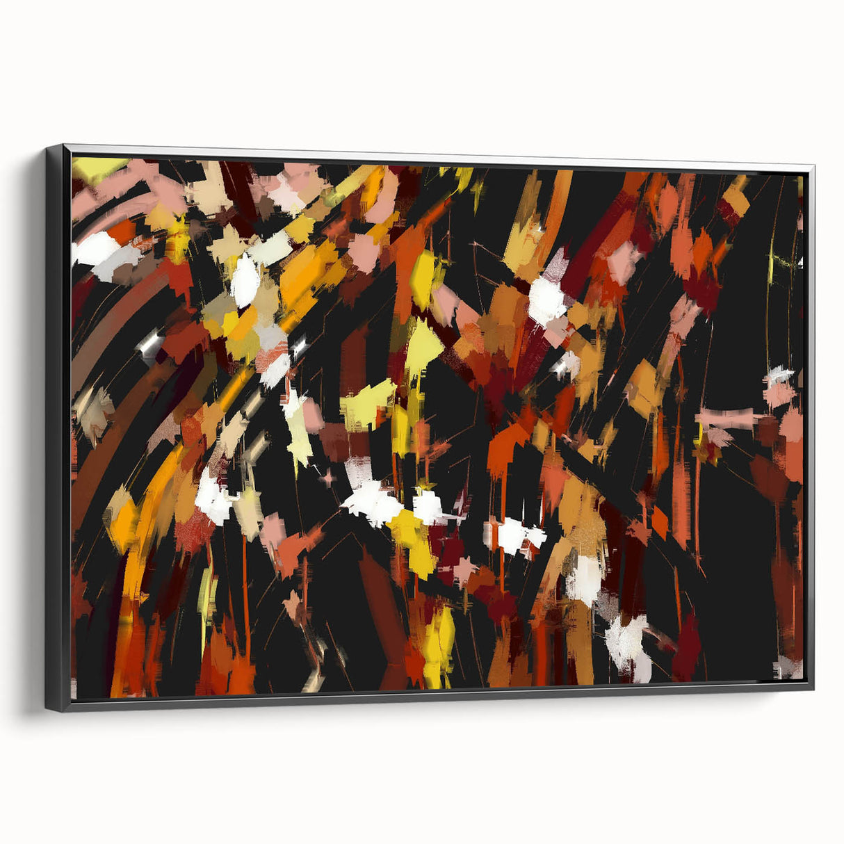 Autumn Sparks Energy – Colorful Abstract Wall Hangings in Bold Tones