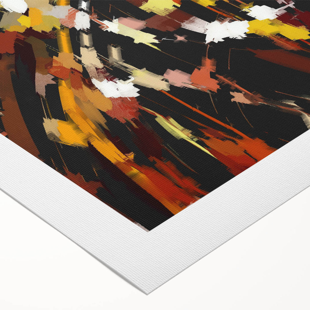 Autumn Sparks Energy – Colorful Abstract Wall Hangings in Bold Tones