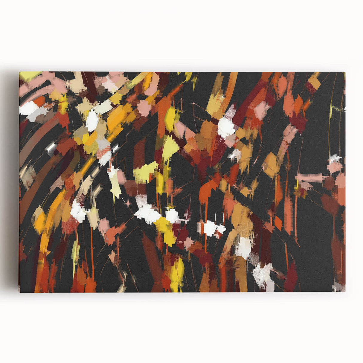 Autumn Sparks Energy – Colorful Abstract Wall Hangings in Bold Tones