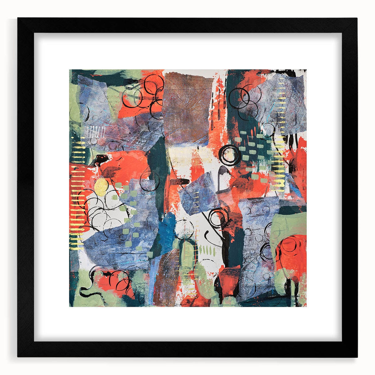 Large Abstract Wall Art – Vibrant Contemporary Canvas Painting