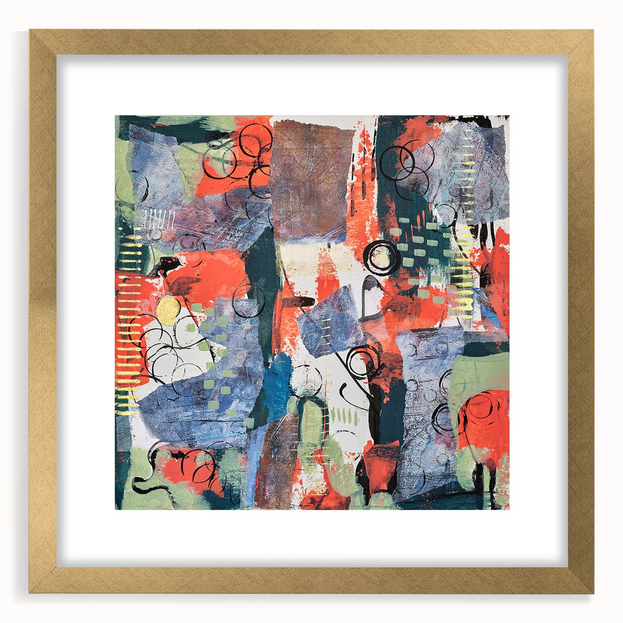 Large Abstract Wall Art – Vibrant Contemporary Canvas Painting