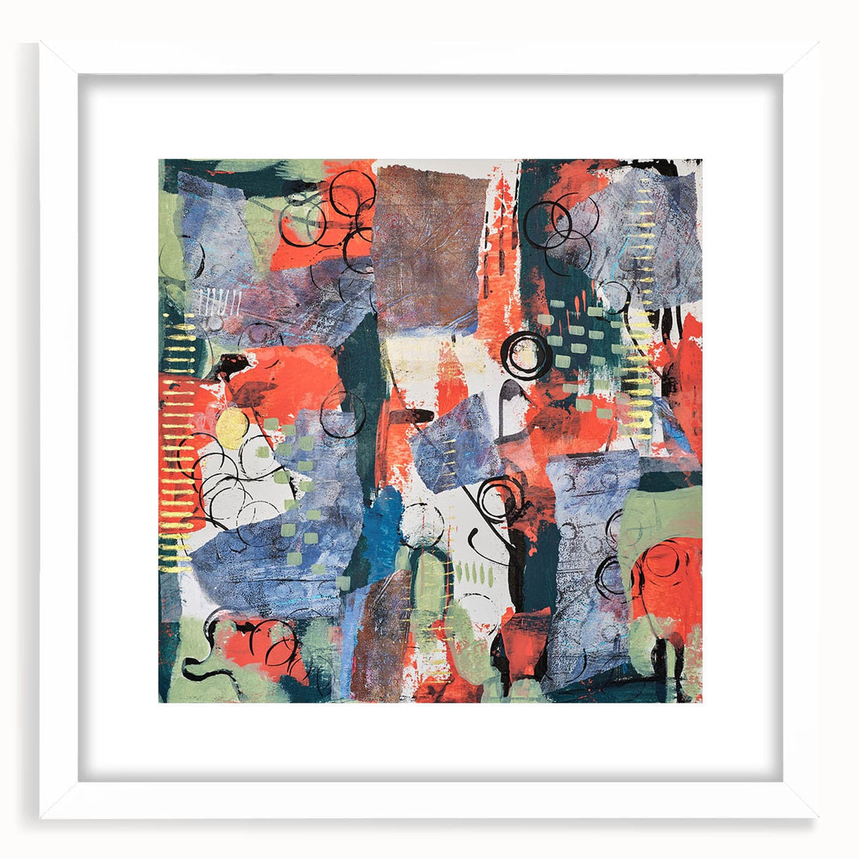 Large Abstract Wall Art – Vibrant Contemporary Canvas Painting