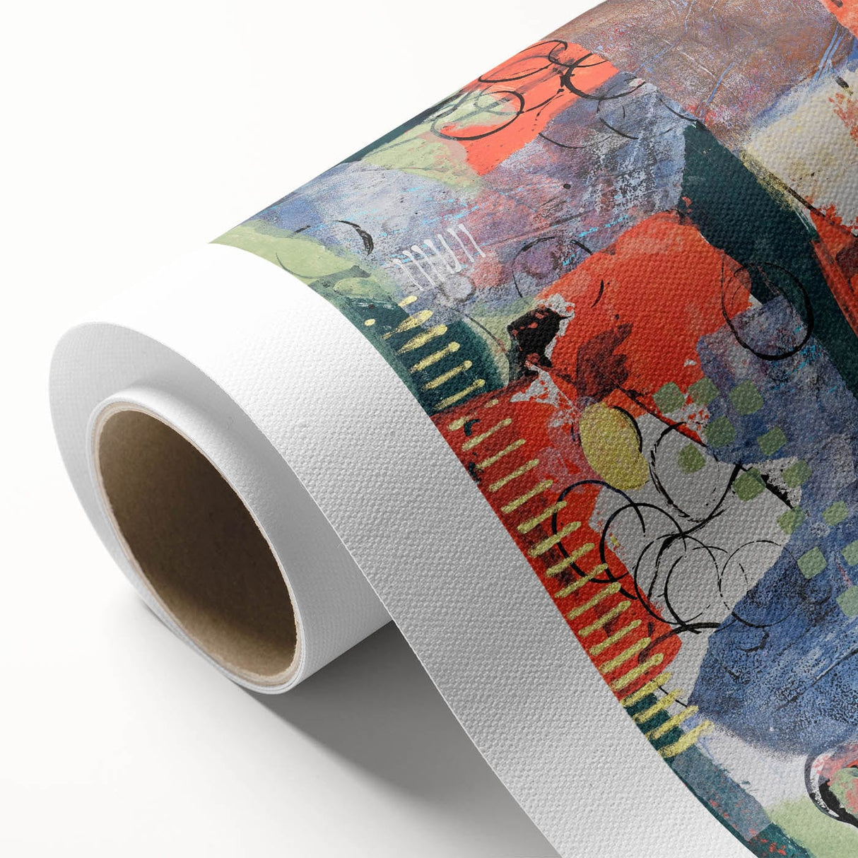 Large Abstract Wall Art – Vibrant Contemporary Canvas Painting