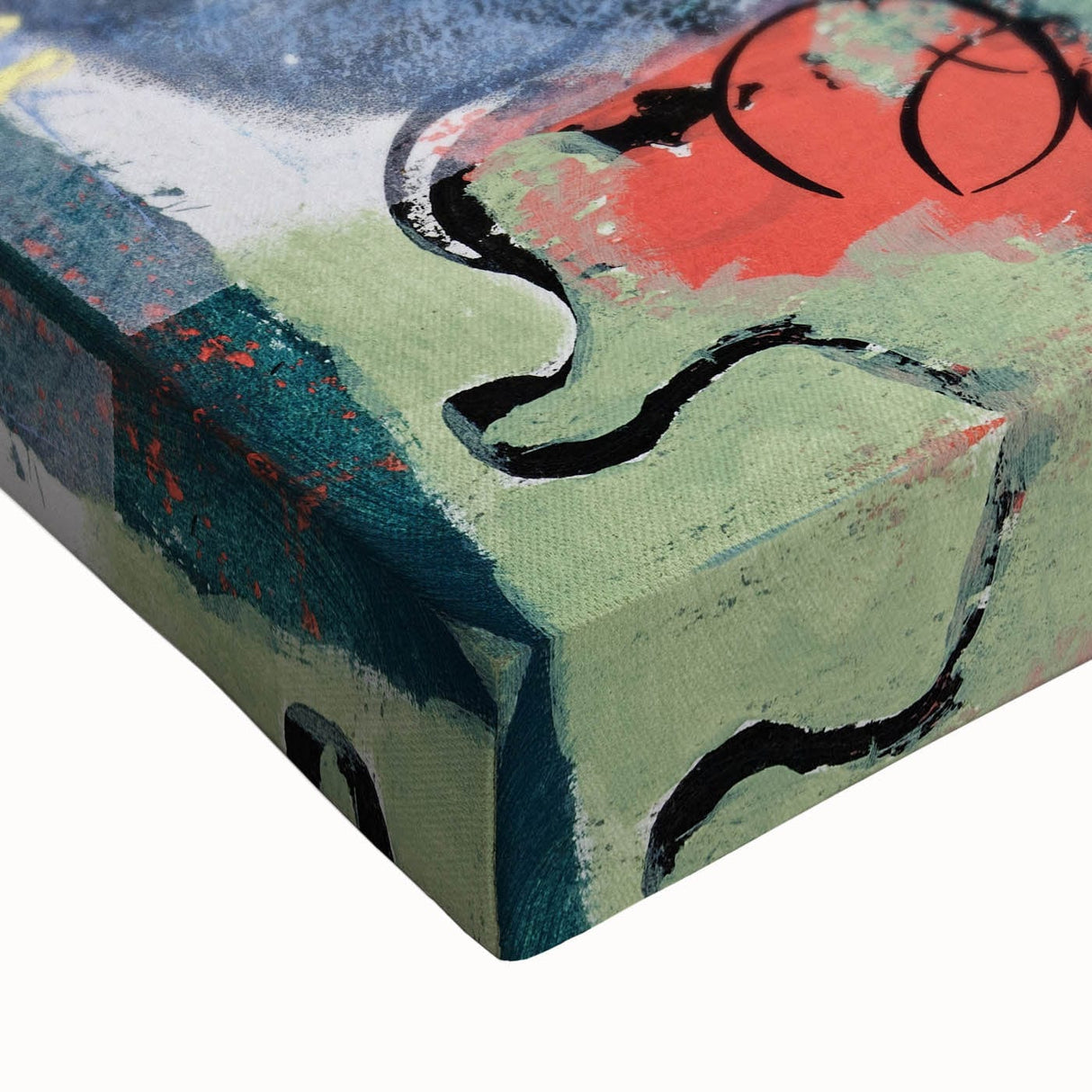 Large Abstract Wall Art – Vibrant Contemporary Canvas Painting