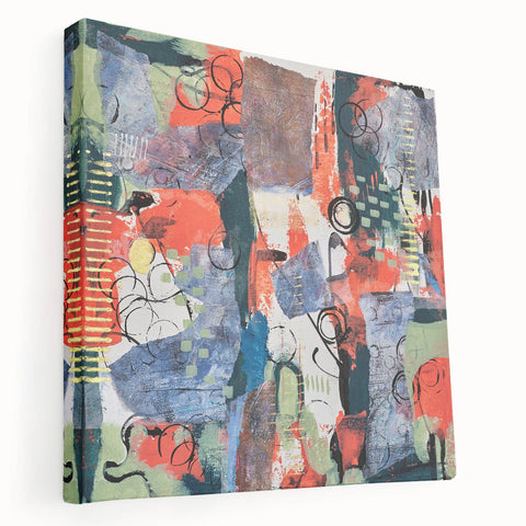 Large Abstract Wall Art – Vibrant Contemporary Canvas Painting
